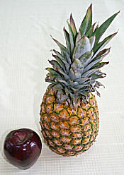 Pineapple and apple