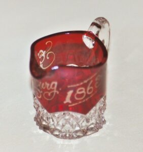 Ruby Glass Souvenir Cup
