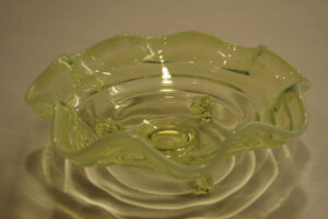 Vaseline Glass Bowl