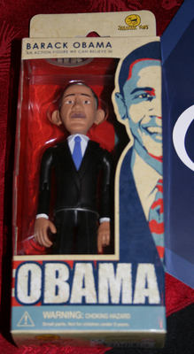 President Barack Obama action figure