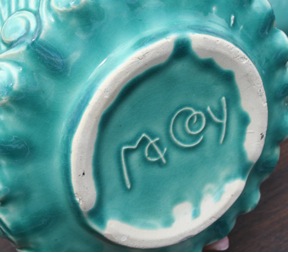 McCoy pottery mark