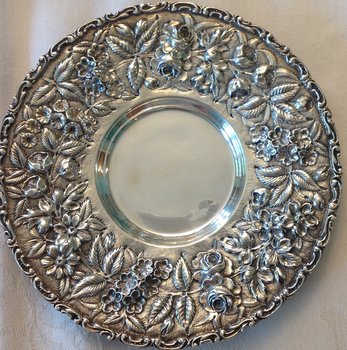 sterling silver plate