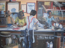 Black Americana painting