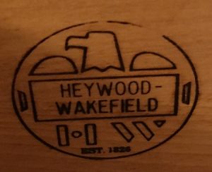 Heywood Wakefield Furniture mark