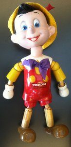 Antique pinocchio doll