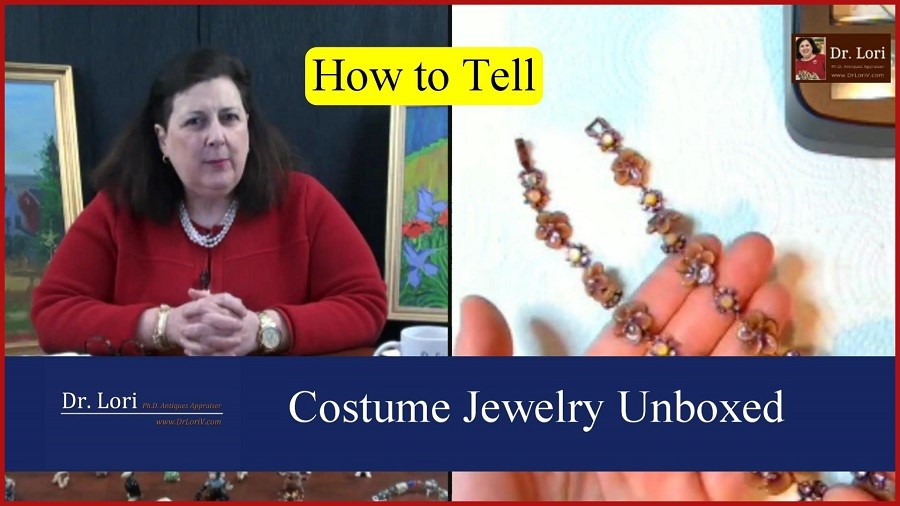 Costume Jewelry Unboxing Dr. Lori Ph.D. Antiques Appraiser