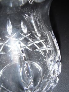 Detail of cut glass