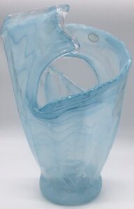 Murano Blue Glass Vase